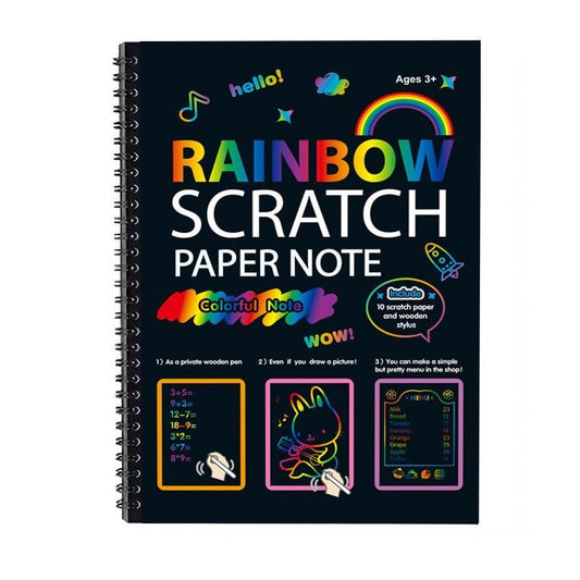 🔥🔥🔥Fun and Creative Graffiti Colorful DIY Scratch Painting Book