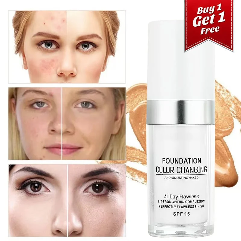 Buy One Get One Free🎁Colour Changing Mature Skin Foundation🎁