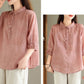 ✨New Sales - 49% OFF👚Cotton Linen Loose Shirt Topn