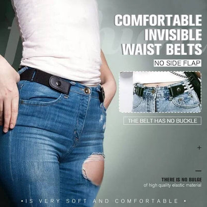 🔥🎁2024 Hot Sale🎁🔥Buckle-free Invisible Elastic Waist Belts