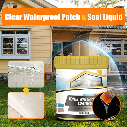 ⚡Limited Sales - 49% OFF👇Clear Waterproof Patch & Seal Liquid