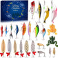 🎅Xmas Presale - 49% off😍24 Days Christmas Countdown Fish Tackle Set