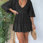 🔥Hot Sales - 49% OFF💗Women's Lace Crochet Romper Dress with Built-in Shorts