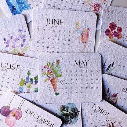 🔥LAST DAY SALE 50% OFF🌱Eco-Friendly Plantable Seed Calendar 2025