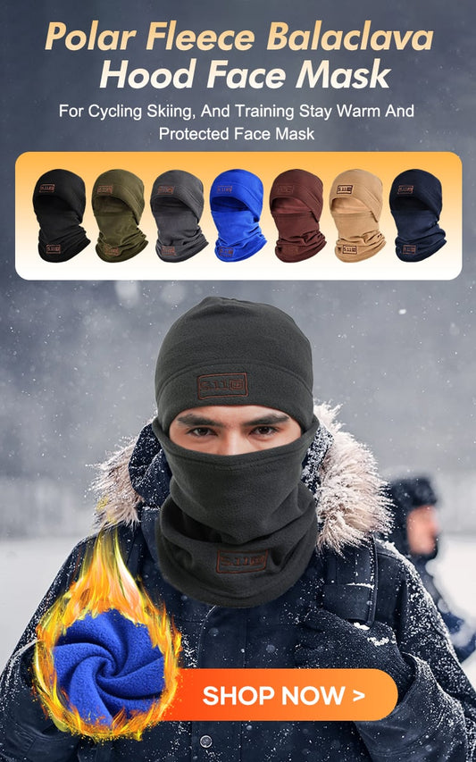 🔥Essential for winter cold -Buy 1 Get 1 Free❄🎁- Polar Fleece Balaclava Hood Face Mask🔥Each one only ￡4.99