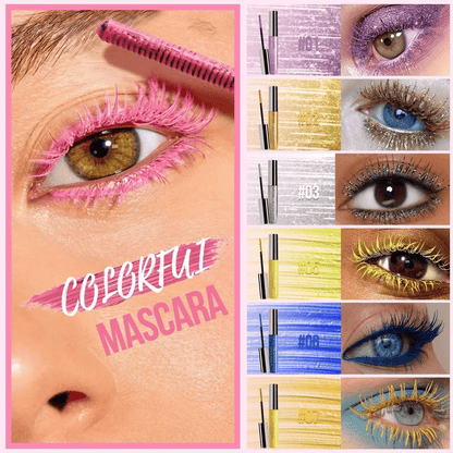 ⏰Limited Hot Sales💥Buy 1 Get 1 Free(2 pcs)🌟Colorful Glitter Mascara