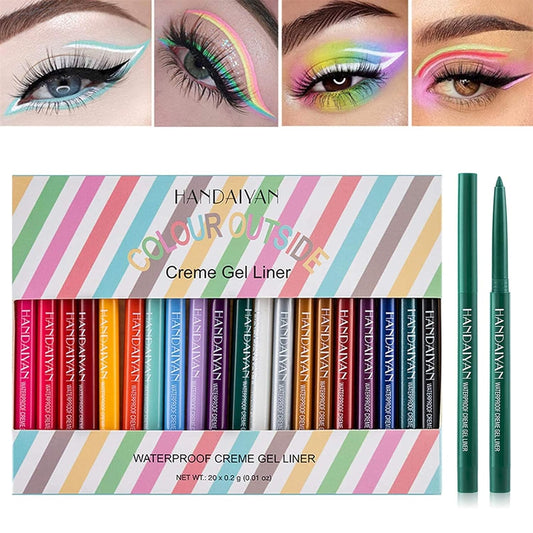 🔥Buy 1 Get 1 Free🔥20 PCS Colored Eyeliners Pencil Set