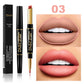 🔥Double ended lipstick Automatic Lip Liner Matte Waterproof Non-fading Non-stick Lipstick