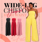 Wide-Leg Chiffon High Waist Jumpsuit