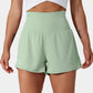 🔥2024 New Hot Sales🔥High Waisted 2-in-1 Yoga Shorts & Side Pockets