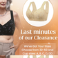 🌹Hot Sales - Only £6.99🔥 Cotton Front Closure Bra for Senior