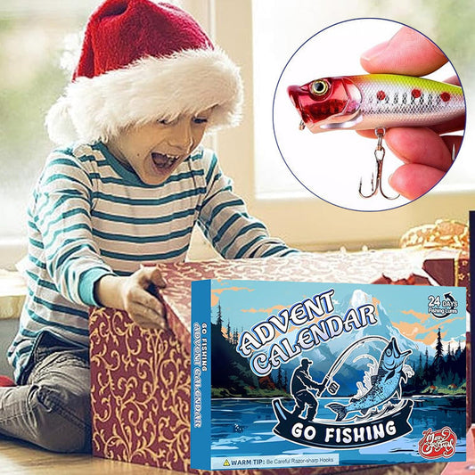 🎅Xmas Presale - 49% off😍24 Days Christmas Countdown Fish Tackle Set