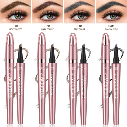 🔥Buy 1 Get 1 Free - Only £7.99🔥3D Microblading Four Claw Liquid Eyebrow Pencil (2 pcs)