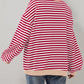 🔥Promotion 49% OFF😲-Women's Oversized Striped Long Sleeve Pullover