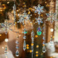 🔥On Sale🔥Set of 18 pcs Hanging Acrylic Snowflake Icicle Ornaments with Drop Pendants❄️