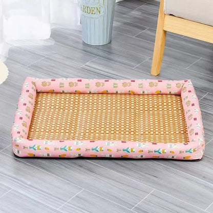 Ice Rattan Cooler Bed for Cats/Dogs