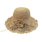 🎉New Arrival👒Elegant Crochet Straw Hat with Ruffle Detail