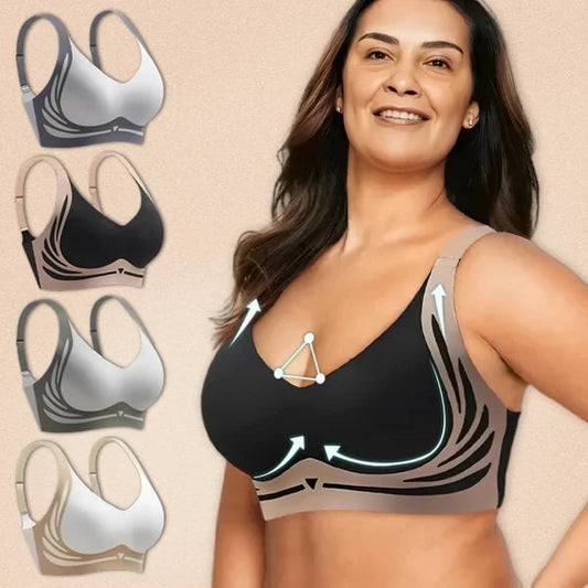 🎁Hot Sales - 49% OFF - Wire-Free Top Support Bra👍No More Sagging Breasts