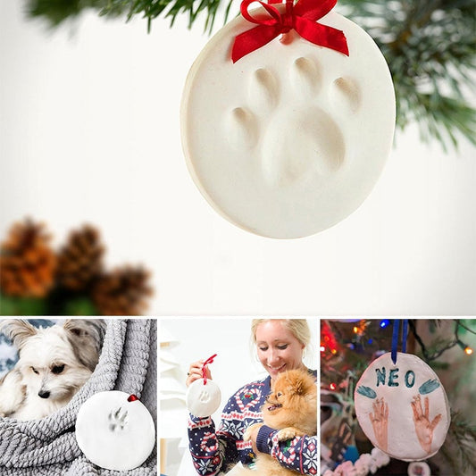 🎅Xmas Hot Sales - 78% OFF🎉Clay Pet Paw Impression Moulding Kit