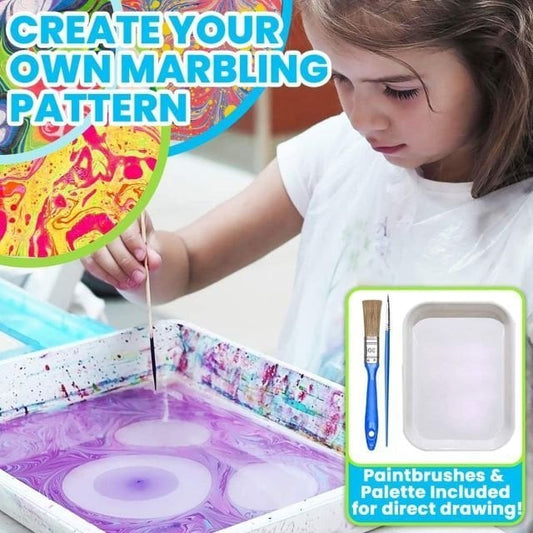 🔥Hot Sales - 49% OFF🎁Water Marbling Paint Art Kit