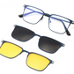 Men And Women 3 In 1 Magnetic Polarized Sunglasses