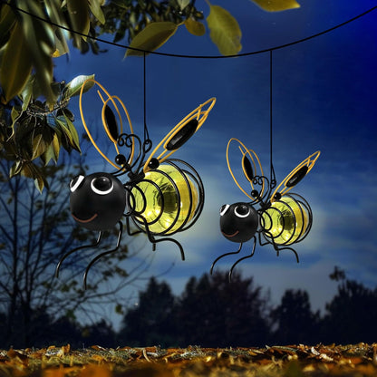 🔥Last Day Promotion🐝Solar Hanging Insect Simulation Light