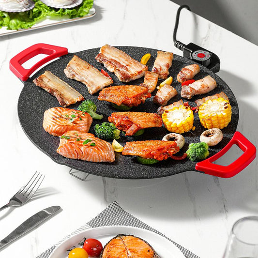 🍳Quality Life🍳Non-Stick Electric Indoor Grill Pan