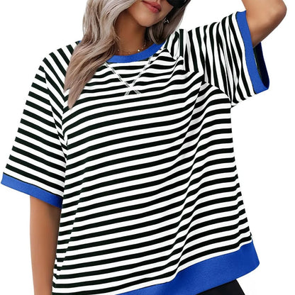 Women's Oversize Striped T-Shirts