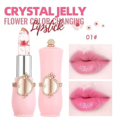 🎉BUY 1 GET 1 FREE💥Crystal Jelly Flower Color Changing  Lipstick