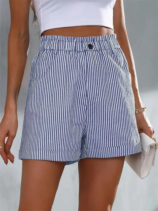 🔥 Summer Sizzle Sale: Get 50% OFF😍Loose Casual Striped Shorts