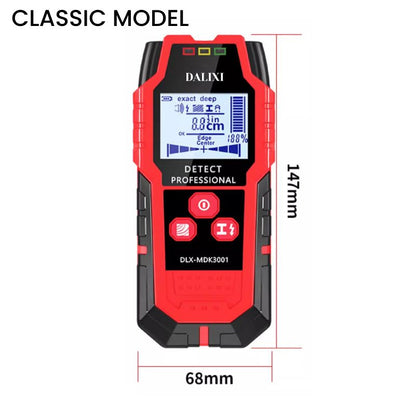 Multifunctional 4-in-1 Wall Scanning Detector