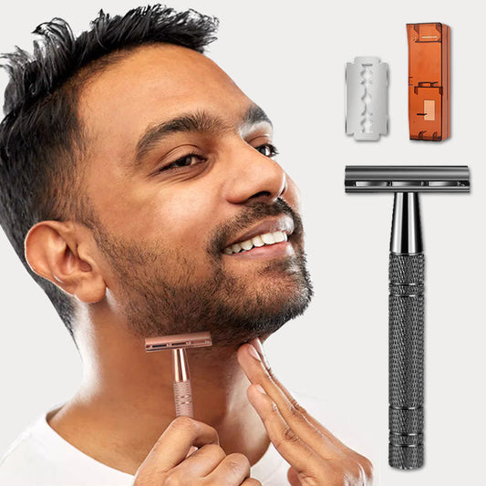 Classic Double-Sided Detachable Razor Set