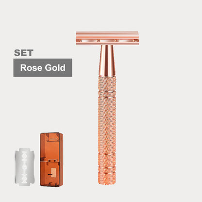 Classic Double-Sided Detachable Razor Set