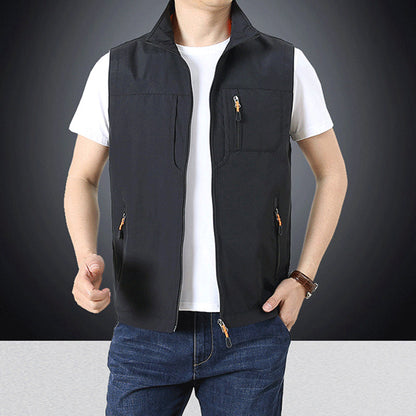 Men's Outdoor Multi-pocket Quick-Drying Vest