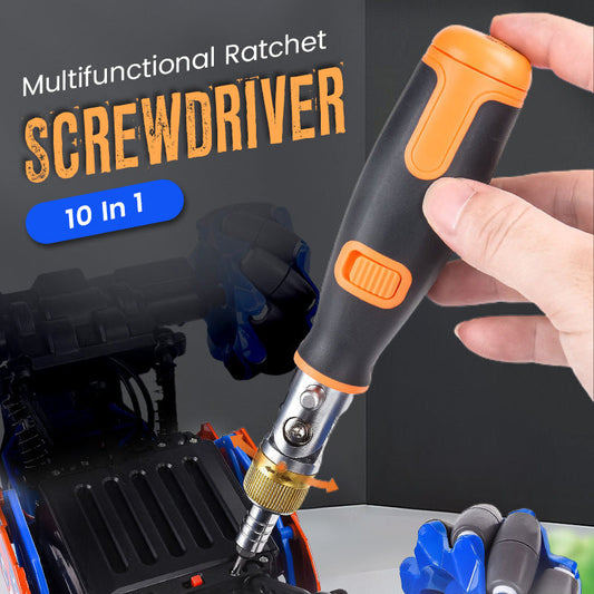 💥Huge Discounts in Christmas Sale🎄10-in-1 Multi-Function Ratchet Screwdriver 🔧