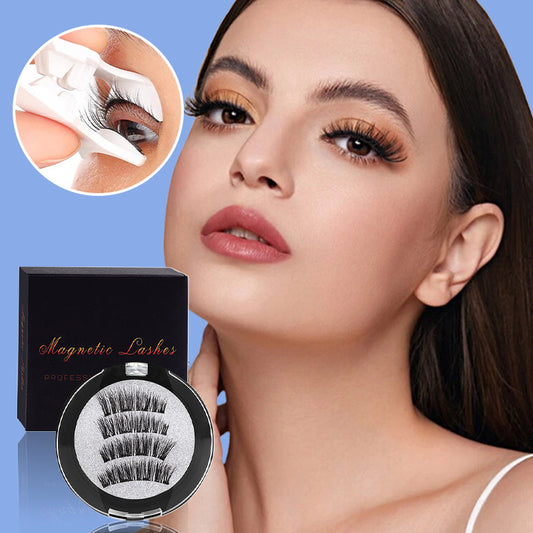 Magnetic Reusable Natural Look False Eyelashes