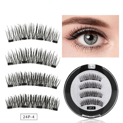 Magnetic Reusable Natural Look False Eyelashes