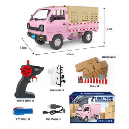 Remote-Controlled Rechargeable Container Truck Toy