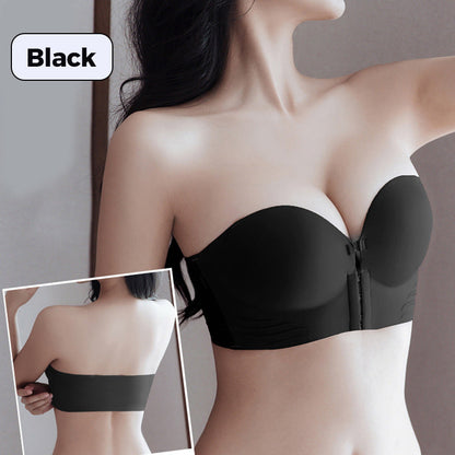 🔥Hot Sales - 49% OFF🎊Women's Non-Slip Front Closure Strapless Bra