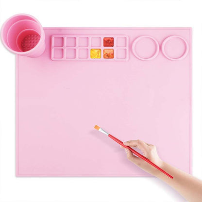 Washable Silicone Painting Mat Kit for Kid