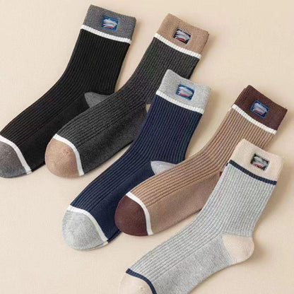 Autumn and Winter Men's Antibacterial Breathable Socks Set -Great Gift