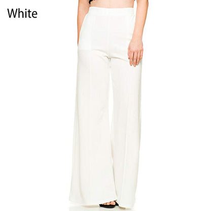 Women’s Elegant High-Waisted Wide-Leg Palazzo Pants