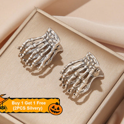 🎃New Hot Sales - 49% OFF✨Halloween Fashionable Skeleton Hand Hair Claw Clip💀