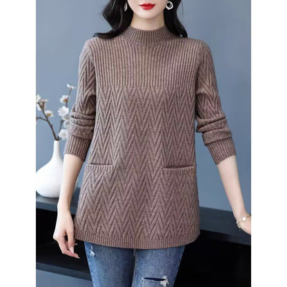 ☃️ Snow Day Deals: Warm Up to 57% OFF This Winter🧤Women's Mid-Length Half Turtleneck Sweater