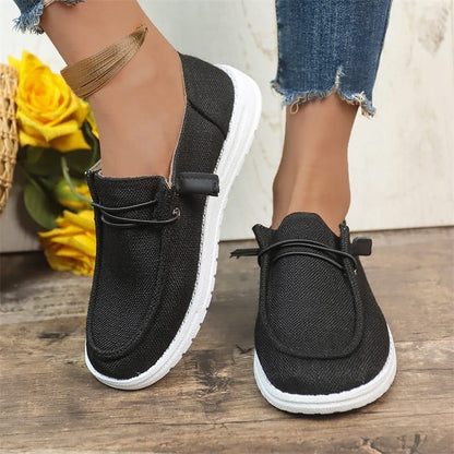 Women's Canvas Loafers with Wide Width