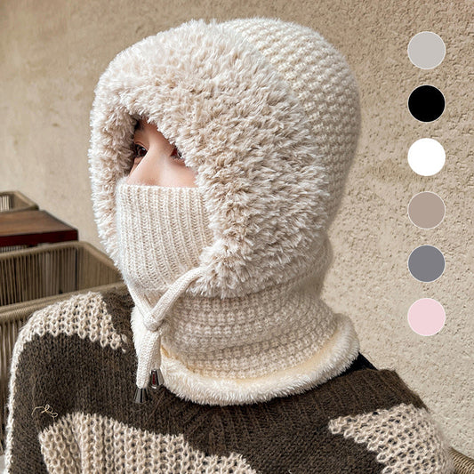 🎁Hot Sale 49% OFF🔥Women's Winter One-Piece Knitted Beanie Scarf Mask 3-in-1 Balaclava