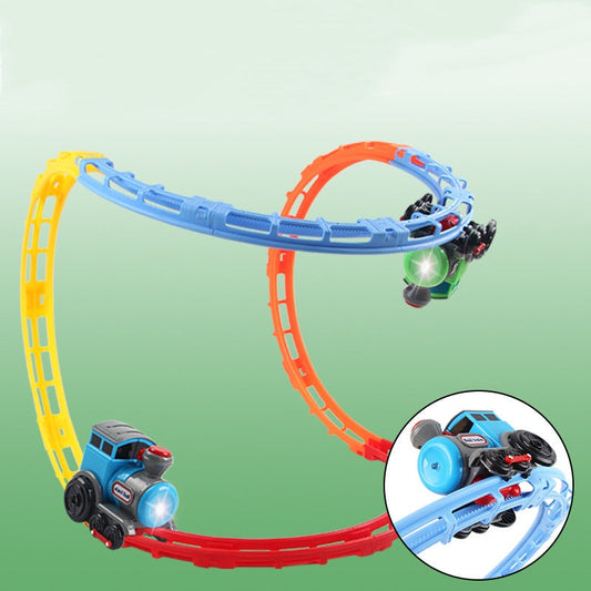 Spliceable Track Toy Car with Sound Effects