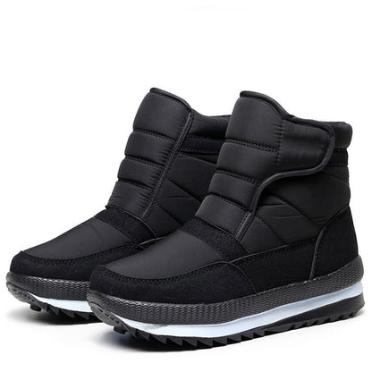 Men's Waterproof Snow Boots with Hook & Loop Strap